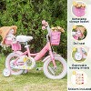 Itopfox Girls Princess Style Bike with Doll-Seat & Basket & Training Wheels for Kids Ages 2-13, Multiple Colors - 2 of 4
