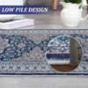 Area Rugs for Living Room - Floral Medallion Washable Rug, Non-Slip Low Pile Carpet for Bedroom - 4 of 4