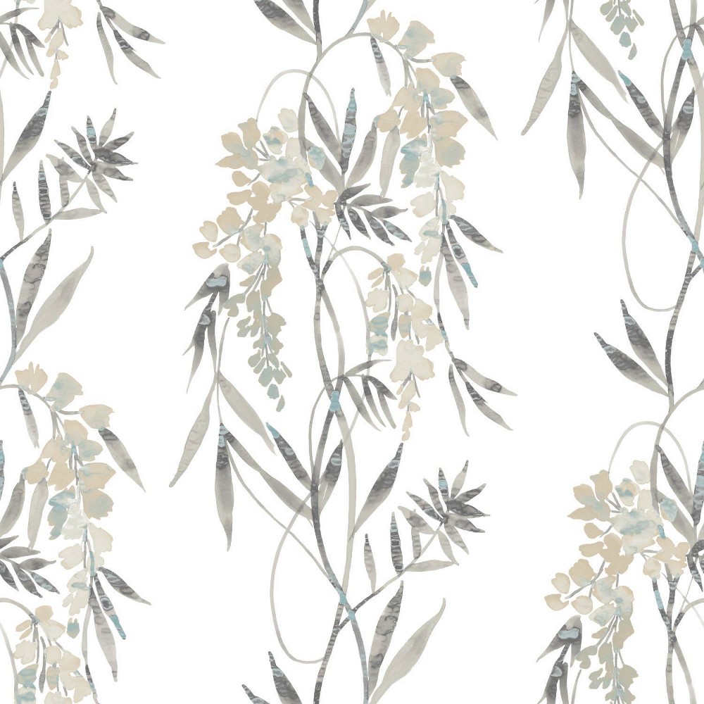 Photos - Wallpaper Roommates Nouveaux Wisteria Peel & Stick  