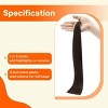 Jessie's Wig 10-24 Inch I tip Hair Extensions Human Hair For Women Thin Hair Straight #2 dark brown 50S/Pack - 4 of 4