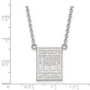 Black Bow Jewelry Sterling Silver Mississippi Rebels NCAA Necklace 18 Inch - 2 of 4