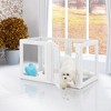 EROMMY 6-Panel Pet Playpen With Door, Easy Assembly Dog Playpen for Cats, Dogs, Rabbits and Other Small Animals - 3 of 4
