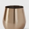 18.3oz Stainless Steel Stemless Wine Glass Gold - Threshold™ - image 3 of 3