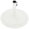 vidaXL Umbrella Base White 17.7"x17.7"x11.8" Cast Iron - 4 of 4