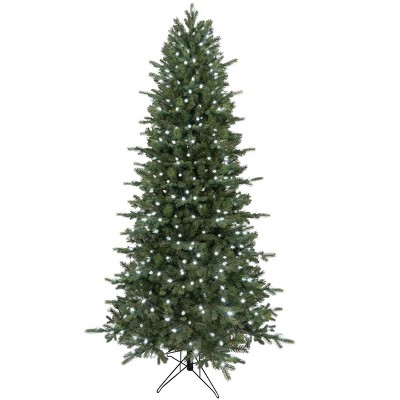 Ge 7.5ft Allegheny Fir Pre lit Led Artificial Christmas Tree With White Spectrum Technology Target
