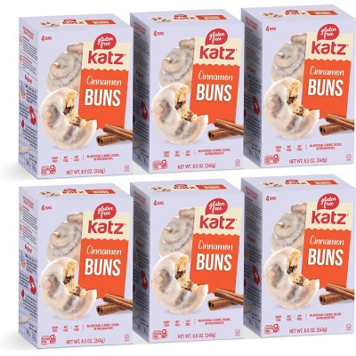 Katz Gluten Free Cinnamon Buns - 6 Pack