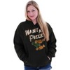 Want a Piece Halloween Candy Humor Hoodie Sweatshirt Women Men Brisco Brands - 3 of 4