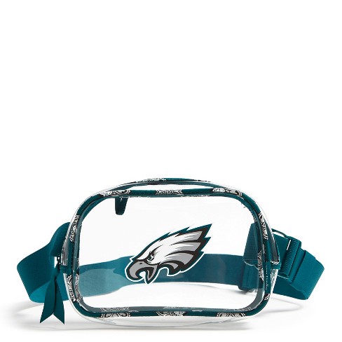 Vera Bradley Women s Nfl Clear Small Belt Bag Green black Bandana With Philadelphia Eagles Target