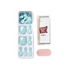 imPRESS Press-On Manicure Square Fake Toenails - Moonseed - 27ct - 3 of 4