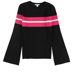 bar III Womens Striped Pullover Sweater - 1 of 2