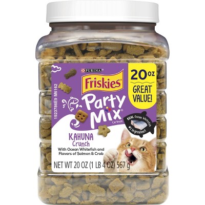 friskies cat treats party mix