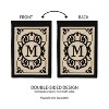 Evergreen Flag Cambridge Chic Letter M Monogram Applique Garden Flag - 12.5" Wide x 18" High - 4 of 4