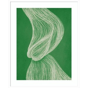 Amanti Art Emerald Motion II by Incado Wood Framed Wall Art Print - 1 of 4