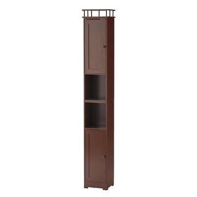 The Lakeside Collection Slim Bathroom Storage Cabinet - Space Saving ...
