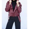 Women's Cayli Leather Jacket - falcon park - 2 of 4