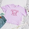 Simply Sage Market Women's Embroidered Hawaii The Aloha State Short Sleeve Relaxed Fit Cropped Tee - 3 of 3