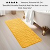 Evideco French Home Goods 3D Pebble Memory Foam Bath Mats - Bath Mat, Runner Mat, and Contour Mat Available in 10 Colors - 3 of 4