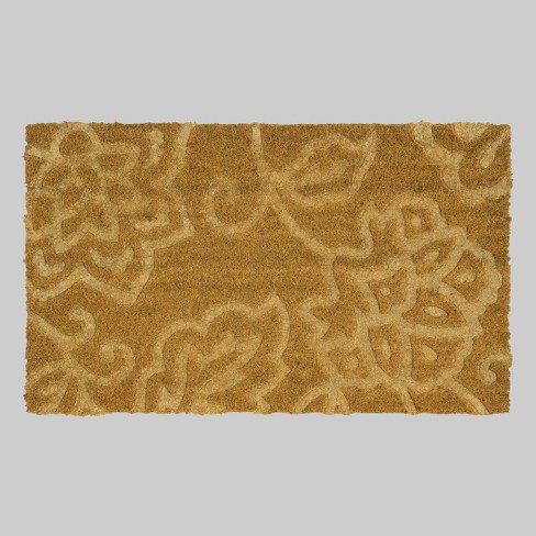 18 X 30 Vintage Floral Outdoor Doormat Threshold Target