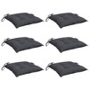 Chair Cushion Set of 6  Oxford fabric (100% polyester) vidaXL - 3 of 4