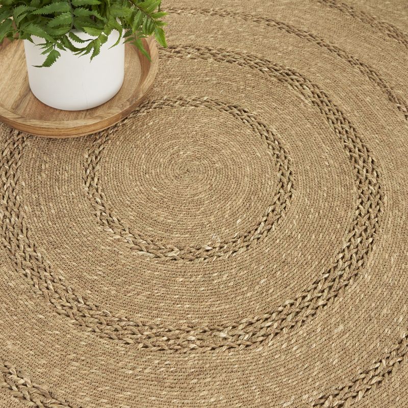 Nourison Natural Woven Seagrass Indoor Outdoor Area Rug, 4 of 10