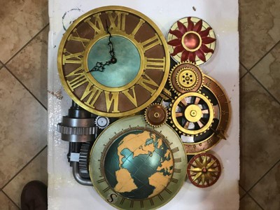 The Gears Clock Wall Clock & Reviews