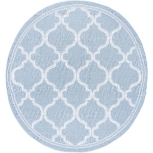 Bermuda BMU810 Machine Washable UV & Stain Resistant Non-Shedding Power Loomed Indoor/Outdoor Rugs - Safavieh - 1 of 4