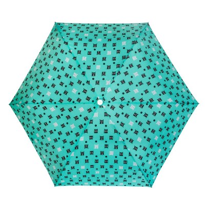 Cirra by ShedRain Cats and Dogs Compact Umbrella - Light Mint