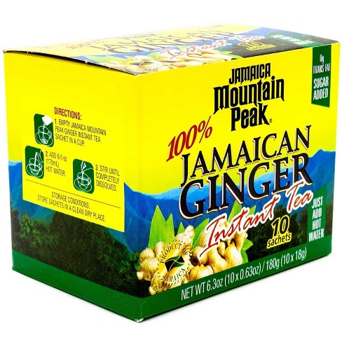 Iberia Jamaica Mountain Peak Jamaican Ginger Instant Tea 10pk - 6.3oz ...