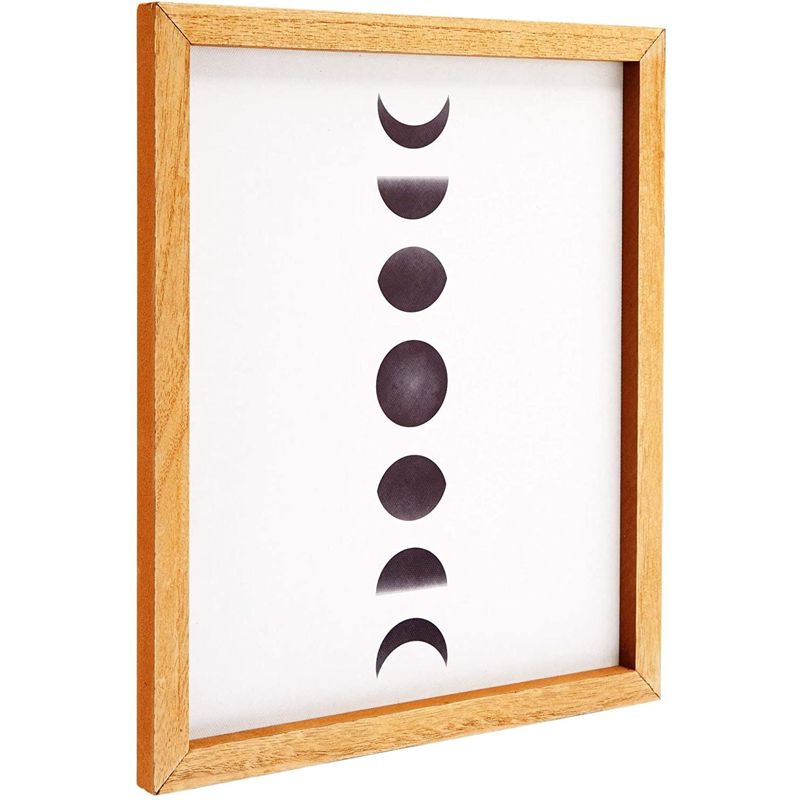 Juvale Moon Phases Home Wall Décor, Modern Framed Art (10 x 11.8 Inches), 3 of 5