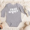 The Juniper Shop Free Spirit Ghost Distressed  Long Sleeve Bodysuit - 3 of 4