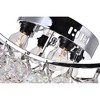CWI Lighting Queen 4 Light Flush Mount With Chrome Finish - 4 of 4