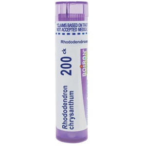 Rhododendron Chrysanthum 200CK by Boiron Homeopathic Single Medicine For Pain  -  80 Pellet - 1 of 2