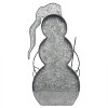 Transpac Metal 20 in. Multicolor Christmas Snowman with Shovel - 3 of 4