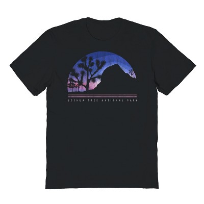 Rerun Island Men's National Park Joshua Tree Short Sleeve Graphic Cotton T-shirt