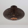 Livex Lighting Charlton 1 - Light Semi-Flush Mount in  Bronze - 3 of 4