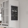 Merrick Lane Wall Mount Magnetic Chalkboard Sign with Eraser, Hanging Wall Chalkboard Memo Board - 2 of 4