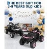 12V Electric Ride On Car for Kids 3-8 Years, 2 * 45W Motor, Remote Control, LED Lights, Music Player & Emergency Brake, Battery Powered Cars for Kids - 4 of 4