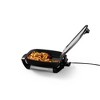 Oster DiamondForce 16" Electric Skillet With Lift & Serve Hinged Lid - Black - image 4 of 4