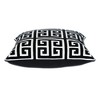 Parkland Collection,Transitional Interlocking Black 20" X 20" Pillow - 3 of 4