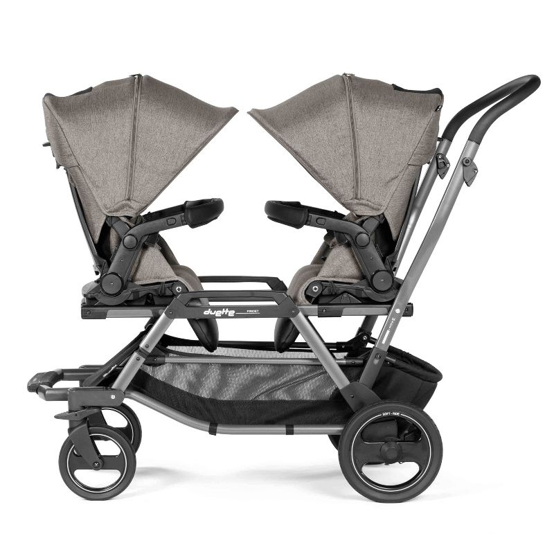 Peg Perego Duette Piroet Double Tandem Stroller - City Gray, 4 of 8
