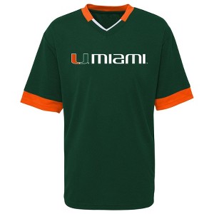 NCAA Miami Hurricanes Boys' Short Sleeve Toddler Jersey - 1 of 1