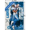 NFL Detroit Lions - Amon-Ra St. Brown 22 Wall Poster with Magnetic Frame,  22.375 x 34