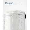 13 Gal / 50 L Stainless Steel Kitchen Trash Can with Lid, Slim Step-On Garbage Bin, Rustproof Trash Can with Soft Close, Inner Bucket & Rear Handle - 4 of 4