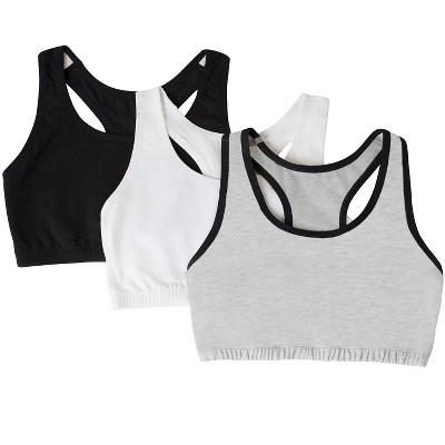 Fruit Of The Loom Women's Tank Style Cotton Sports Bra 3-pack