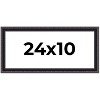 PosterPalooza | Panoramic Antique Red Picture Frame - UV Acrylic, Foam Board Backing, Hanging Hardware - 2 of 4