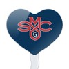 Saint Mary's College Primary Logo Heart Love Cupcake Picks Toppers Decoration Set of 6 - 2 of 4