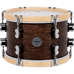 PDP by DW Concept Maple Classic Tom with Natural Hoops 12 x 8 in. Tobacco - 1 of 1