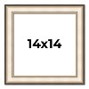 PosterPalooza | Square Contemporary Silver Picture Frame - UV Acrylic, Foam Board Backing, Hanging Hardware - 2 of 4