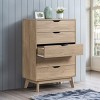 NicBex 5 Drawers Dresser with Interlock Drawer Feature Closet Organizers and Storage Chests of Drawers Tall Dressers for Bedroom, Living Room - 3 of 4