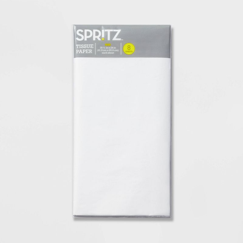 8ct Pegged Tissue Papers White - Spritz&#8482;, 4 of 5